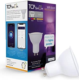 TCP Smart Wi-Fi LED Lightbulb GU10 Warm White & Colour Changing Dimmable