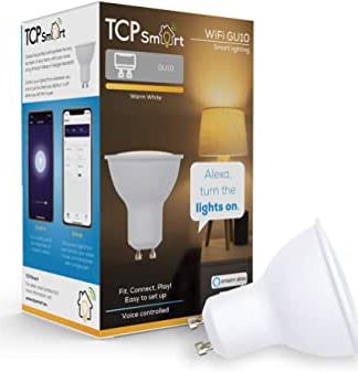TCP Smart Wi-Fi LED Lightbulb GU10 Warm White Dimmable