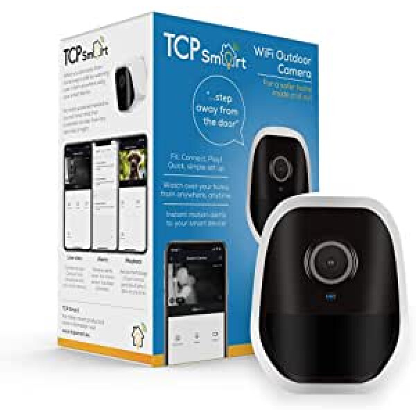 TCP Smart Wi-Fi Outdoor Camera Motion Sensor 1080P