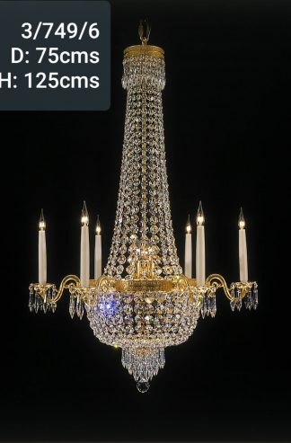 Empire Style Crystal Chandeliers