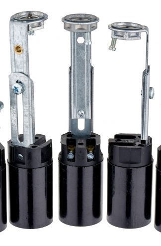 E14 Adjustable 100mm to 120mm Lamp Leg & Lamp Holder Set