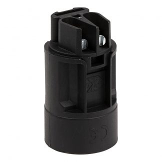 E14 Lamp Holder Black