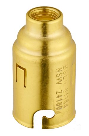 B22 ALUMINIUM LAMPHOLDER UNEARTHED