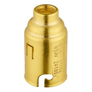 B22 ALUMINIUM LAMPHOLDER UNEARTHED