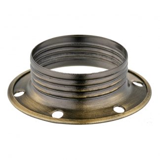 E14 METAL SHADE RING ANTIQUE BRASS