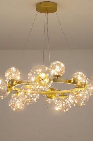 Starry Ball Chandelier 12 Ball