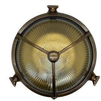 [09078] Trident Porthole Bulkhead (Antique Brass)