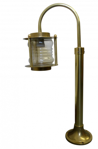 [09325] Beacon Boulevard Column Light (Raw Brass)