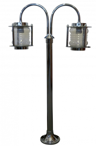 [09328] Beacon Column 2-Light (Chrome)