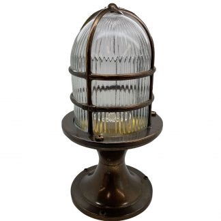 [09082] Large Post Light (Antique Brass)