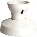 T2 100W Enclosed Straight Plastic BC Batten Lampholder