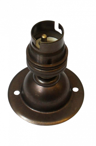 Metalbrite BC Batten Lampholder (Antique Brass)