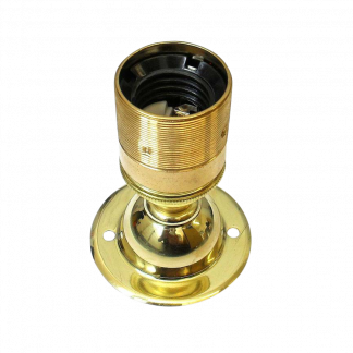 Metalbrite ES Batten Lampholder (Brass)