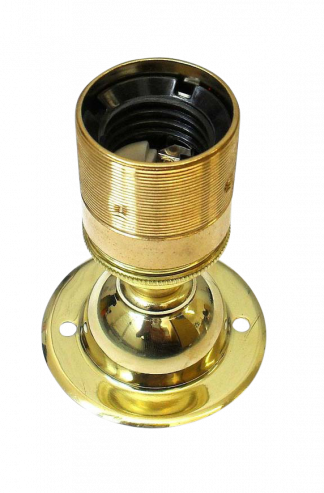 Metalbrite ES Batten Lampholder (Brass)