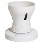 T1 Straight Plastic BC Batten Lampholder