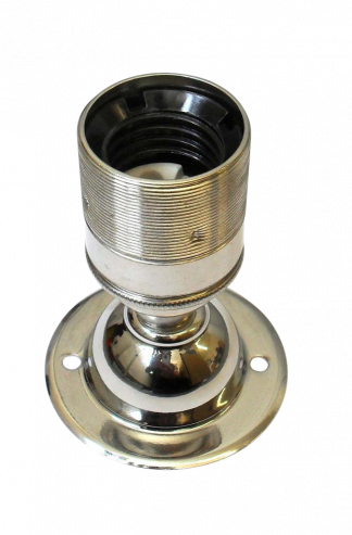 Metalbrite ES Batten Lampholder (Nickel)