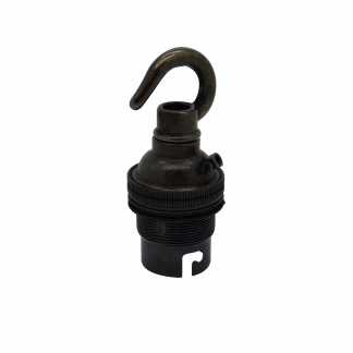 Metalbrite Hook BC Lampholder (Bronze)