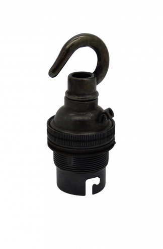 Metalbrite Hook BC Lampholder (Bronze)