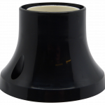 Plastic ES Batten Lampholder (Black)
