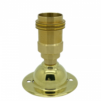 Metalbrite SES Batten Lampholder (Brass)