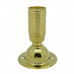 Plated SES Batten Lampholder (Brass Plated)