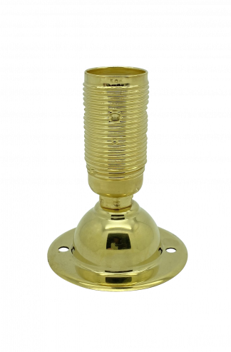 Plated SES Batten Lampholder (Brass Plated)