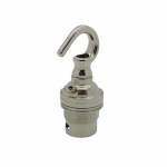 Metalbrite Hook BC Lampholder (Nickel)