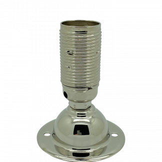 Plated SES Batten Lampholder (Nickel)