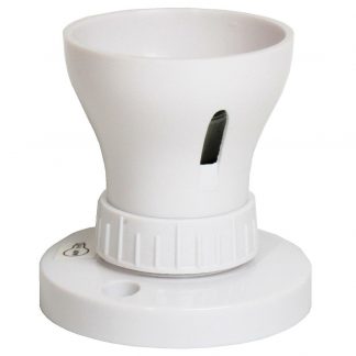 T1 Straight Plastic BC Batten Lampholder
