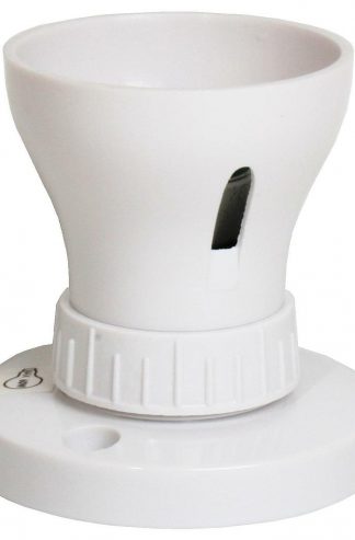 T1 Straight Plastic BC Batten Lampholder