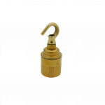 Metalbrite Hook ES Lampholder (Brass)