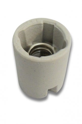 SES Porcelain Lampholder (Internal Base Fixing)