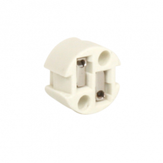 Ceramic G4/GU5.3 Lampholder (Unwired Rear Push-In Entry)