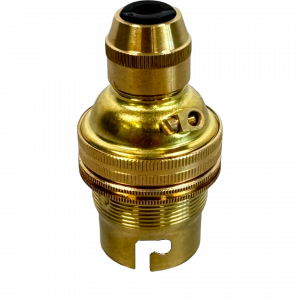 Metalbrite BC Cordgrip Lampholder (Brass)