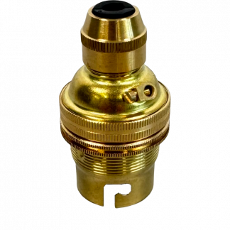 Metalbrite BC Cordgrip Lampholder (Brass)