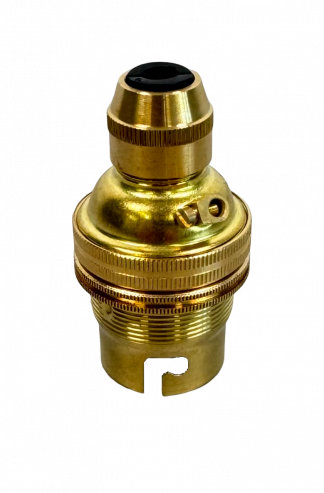 Metalbrite BC Cordgrip Lampholder (Brass)