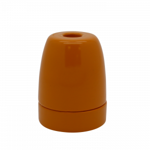 Gloss Porcelain ES 10mm Lampholder (Orange)