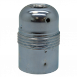 Plated ES 10mm Lampholder [Smooth Skirt] (Chrome)
