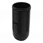 Plastic Snap-Together SES 10mm Lampholder [Threaded Skirt] (Black)