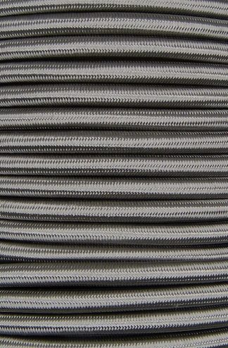 3 Core 0.75mm Round Braided Flex (ELEPHANT GREY)