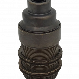 Metalbrite SES 10mm Lampholder [Threaded Skirt] (Antique Brass)