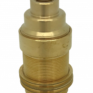Metalbrite SES 10mm Lampholder [Threaded Skirt] (Brass)