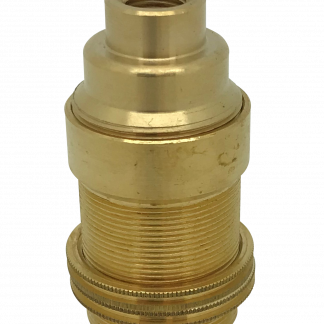 Metalbrite SES 10mm Lampholder [Threaded Skirt] (Brass)