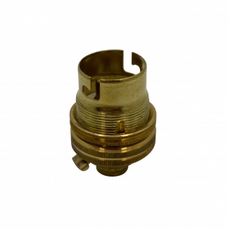 Metalbrite Brass BC 10mm Lampholder