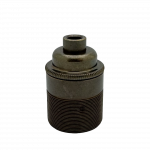 Metalbrite ES 10mm Lampholder [Threaded Skirt] (Antique Brass)