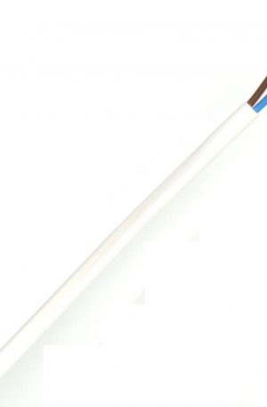 2 Core Flat (Oval) Flex [2192Y] (0.5mm White)