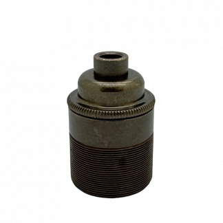 Metalbrite ES 10mm Lampholder [Threaded Skirt] (Antique Brass)