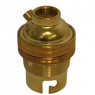 Metalbrite BC Half Inch Lampholder (Brass)
