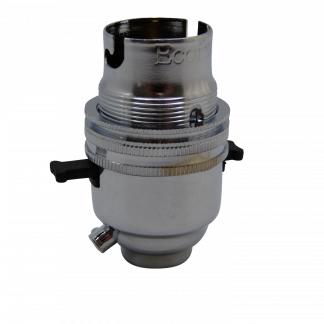 Ecofix Switched BC Half Inch Lampholder (Chrome)