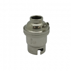 Metalbrite BC Half Inch Lampholder [Smooth Skirt] (Nickel)